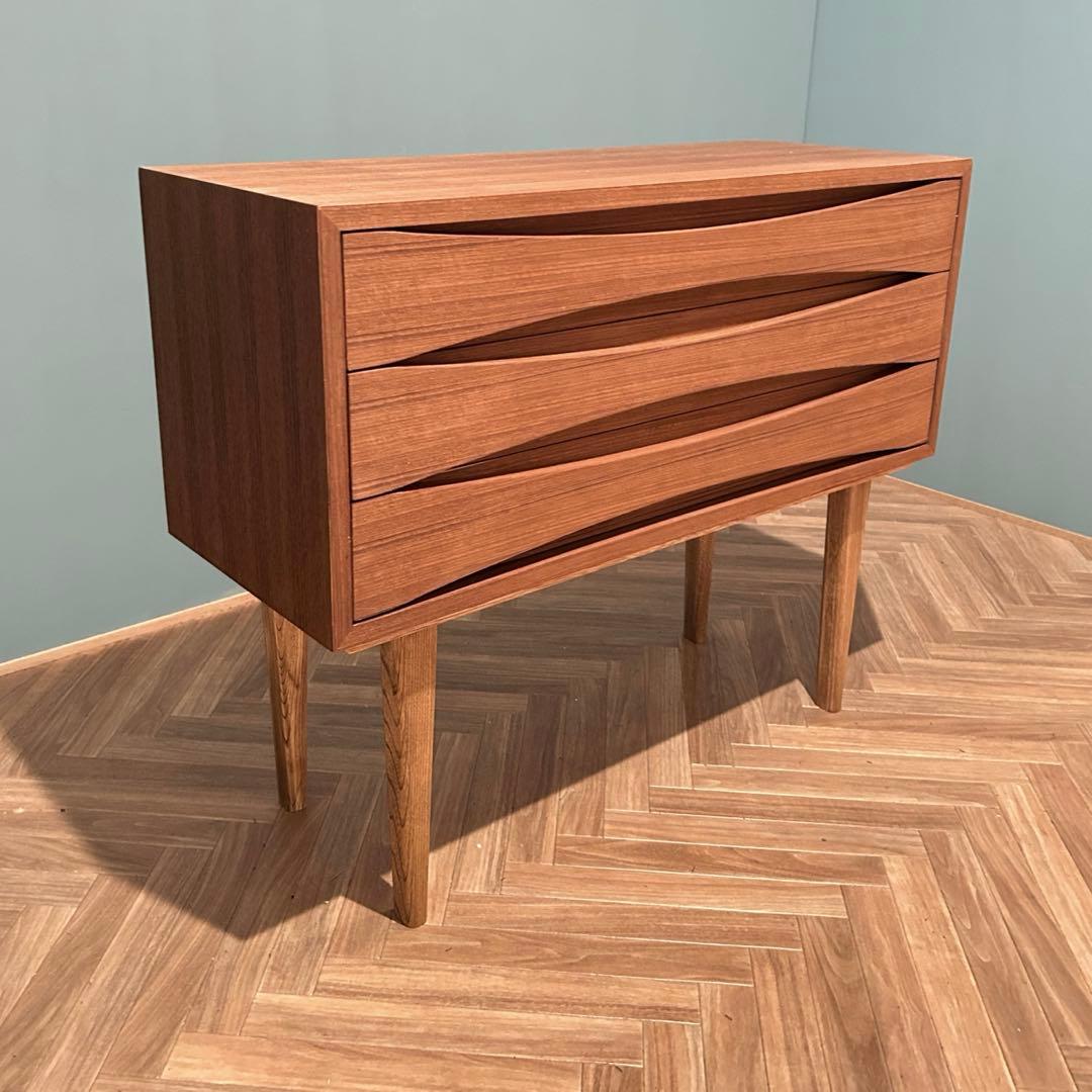 は*ち様 チーク サイドボード チェスト 北欧 ミッドセンチュリー ビンテージ