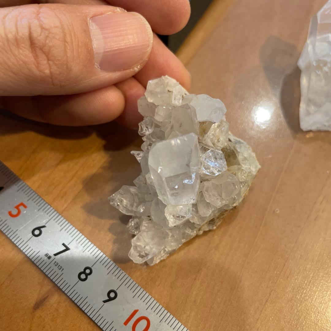 【国産鉱物】水晶クラスター　山梨県　乙女鉱山産