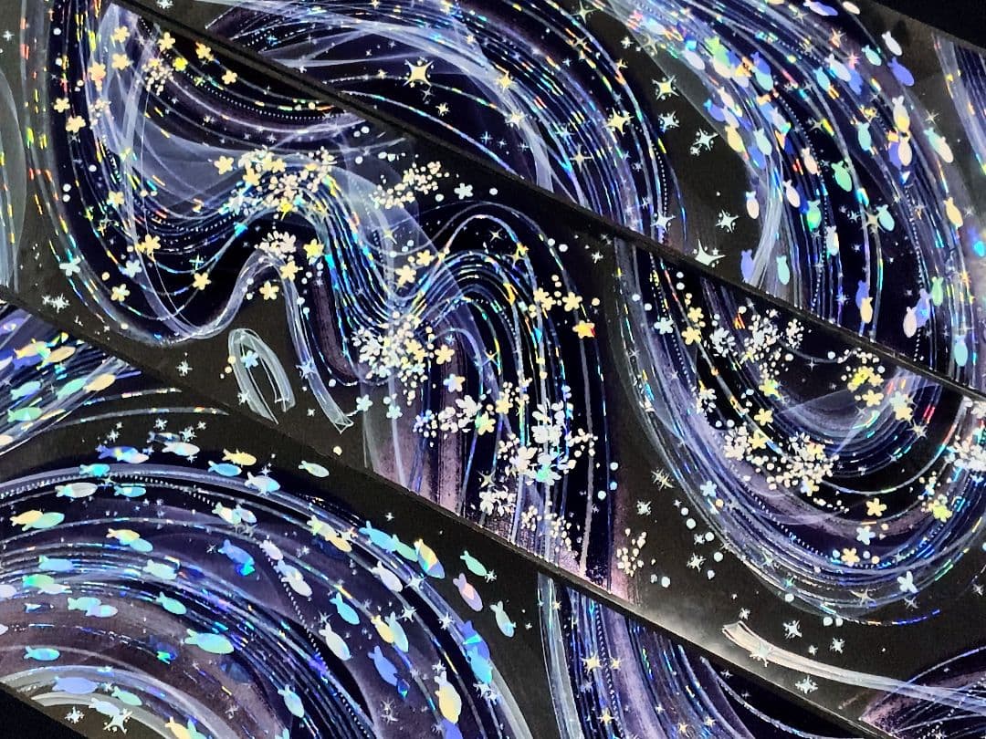 切売 1367★ 海外 マスキングテープ マステ PET 装飾 花 贝壳光