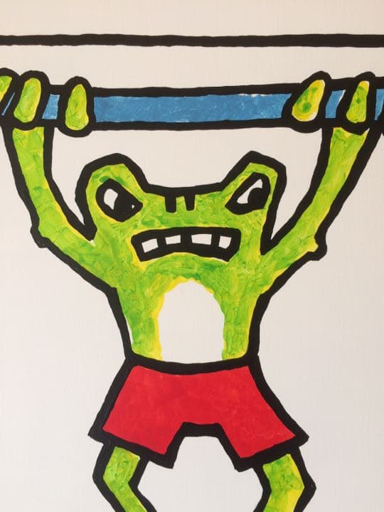 オリジナルペイント　アングリーフロッグ