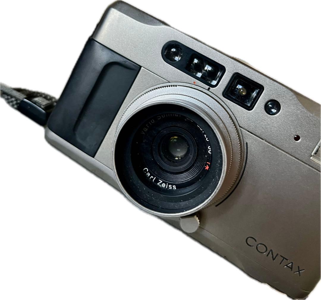 CONTAX Tvs フィルムカメラ 動作確認済 ケース付 現状品