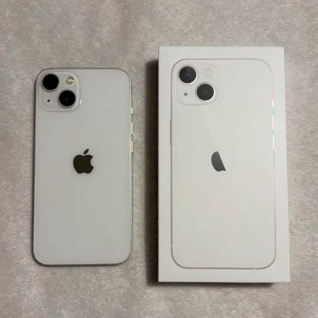 Apple iPhone 13 ホワイト 本体と箱付き