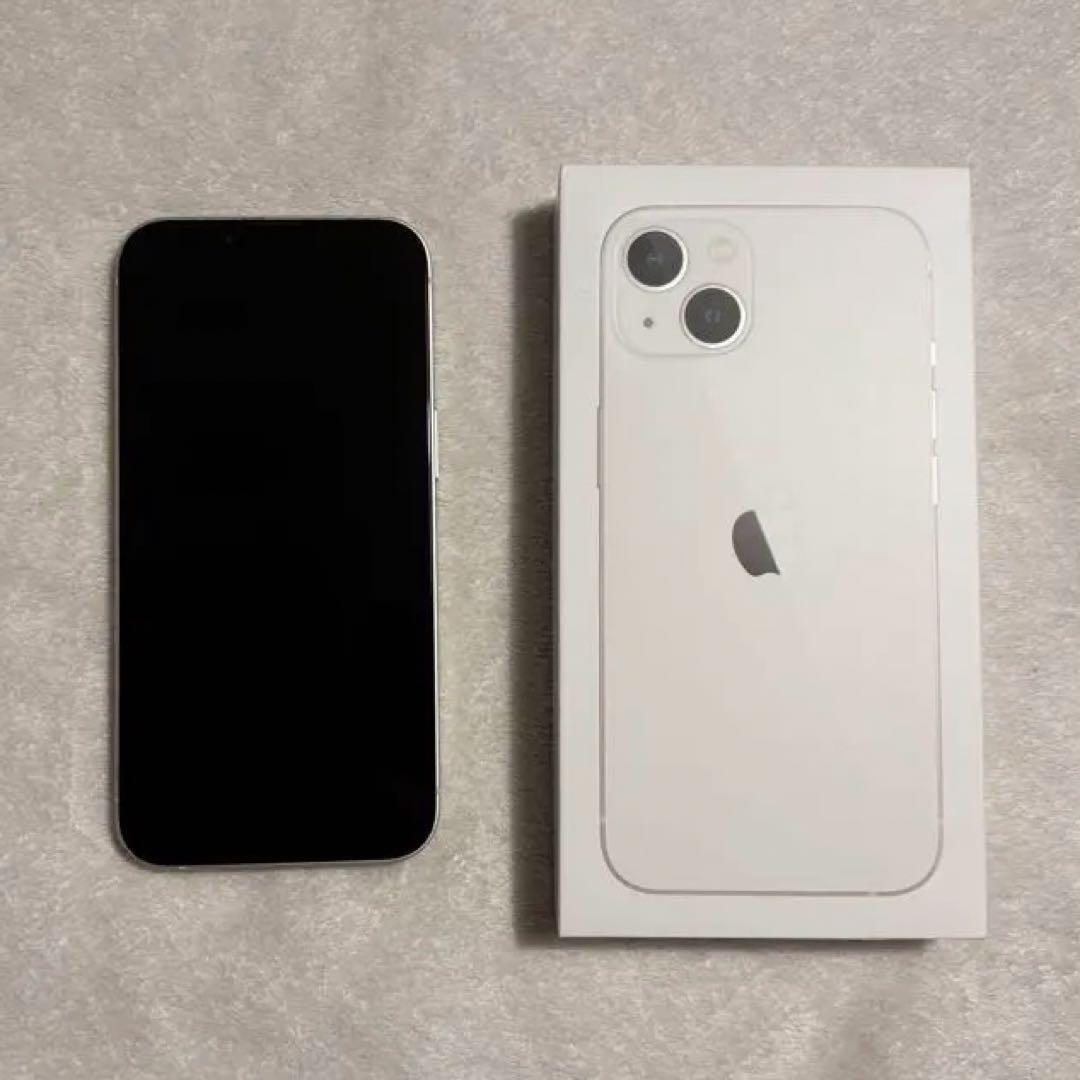 Apple iPhone 13 ホワイト 本体と箱付き