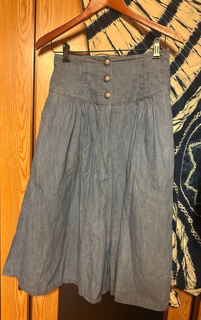 マイルドちゃん専用❖kapitalキャピタル❖デニムキュロットコンチョボタン袴