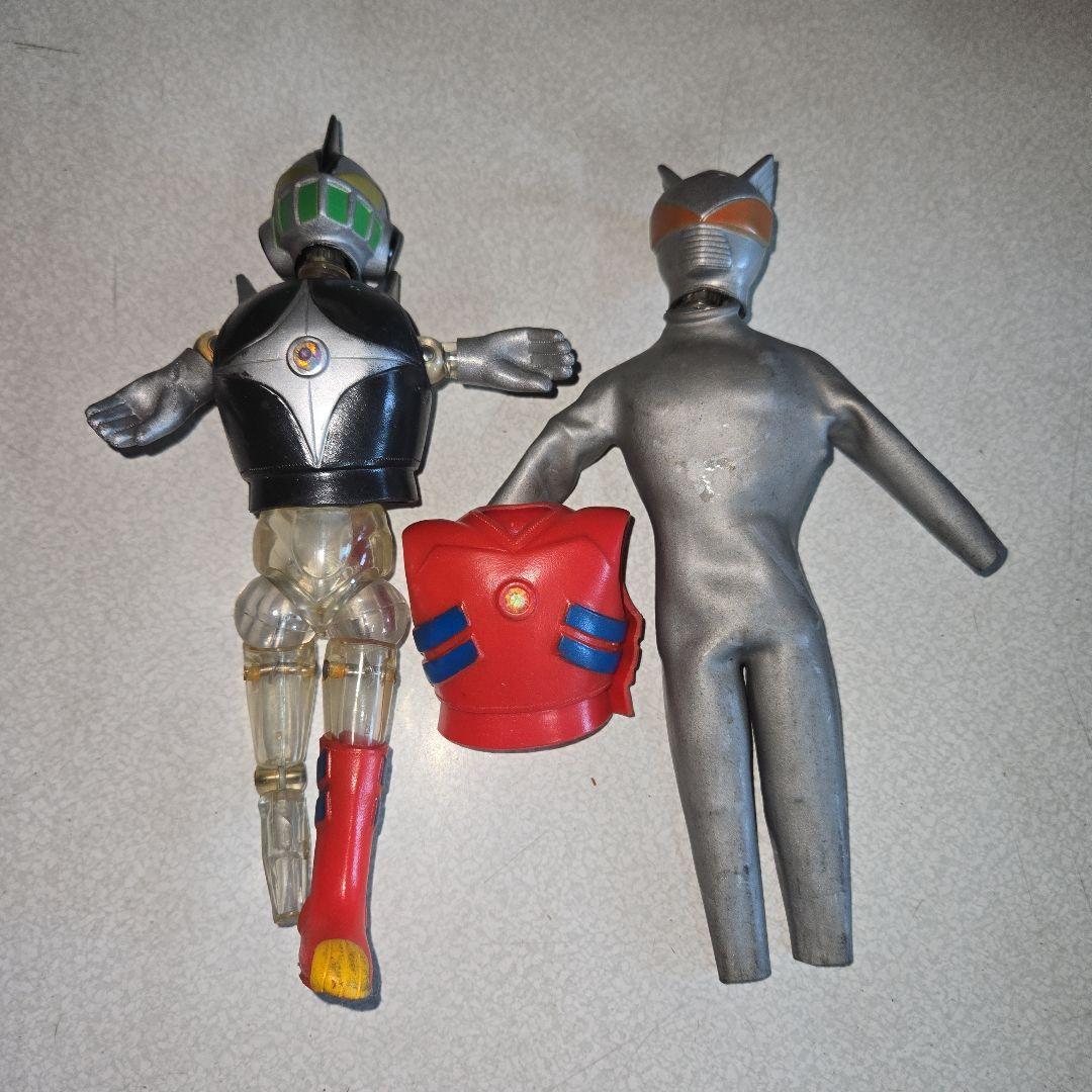 旧タカラ変身サイボーグ 2点 シルバー仮面 サイクロイドZ 当時物 ヴィンテージ