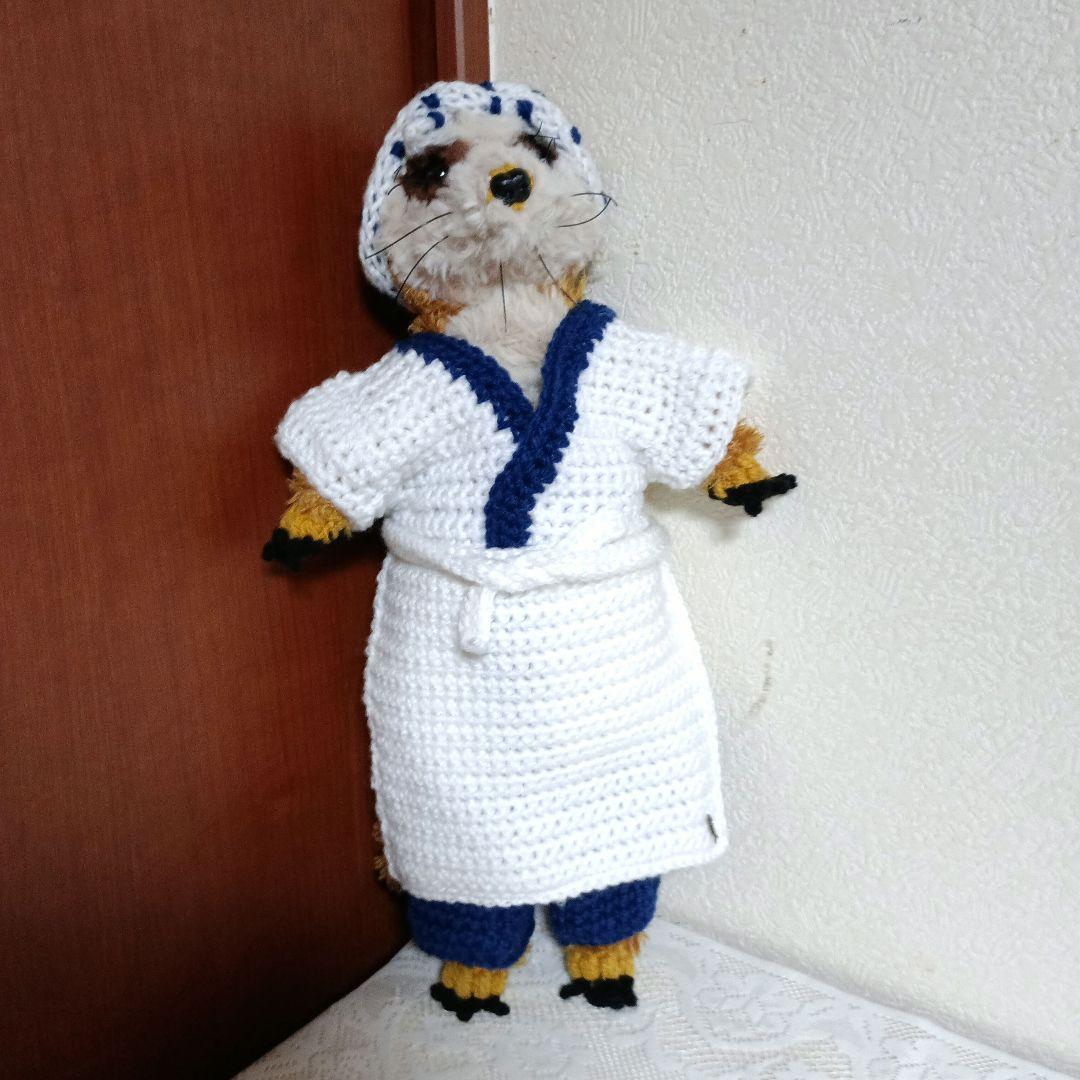 ミーアキャット(植毛)　赤ずきんちゃん　不思議の国のアリス　お寿司屋さん　１点物