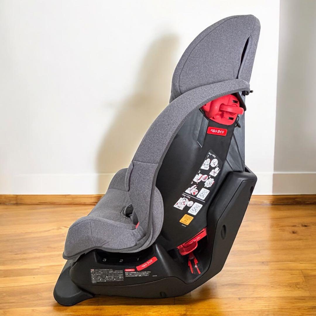 【1歳〜7歳対応】エールベベ スイングムーン プレミアムS 美品 グレー 清潔感