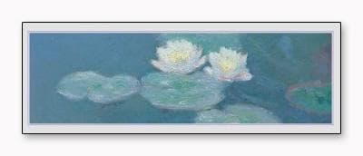 額装済/Nympheas Effet/クロードモネ/ポスター/インテリア/アート