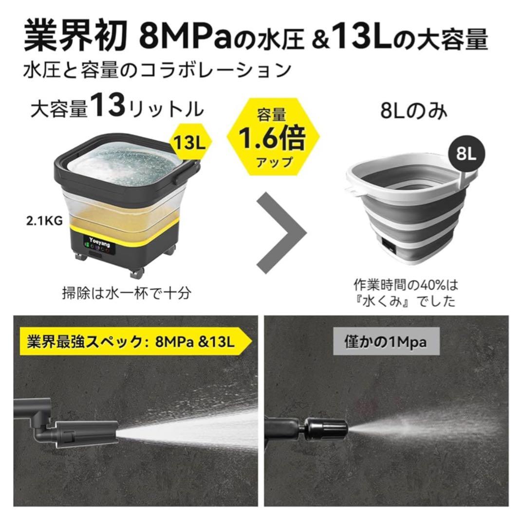 Yoeyang 高圧洗浄機 8MPa 13L本体