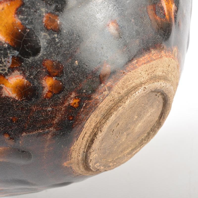 中国　元～明代　玳玻天目茶碗　V　R6276