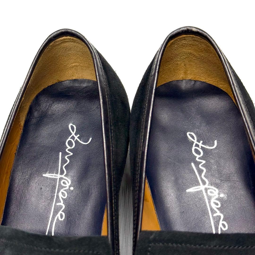 定価5.2万円 zampiere ローファー スエード ブラック キレイ目