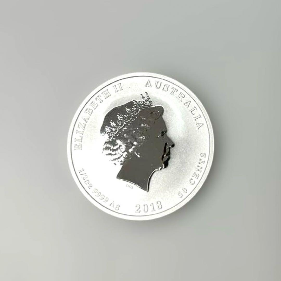 【純銀】オーストラリア干支シリーズ　2018 戌年　1/2oz ②