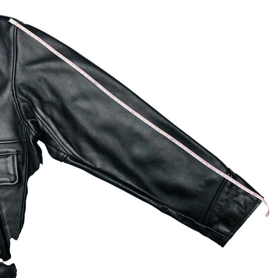 VANSON 40 バンソン シングルライダース レザージャケット カウハイド