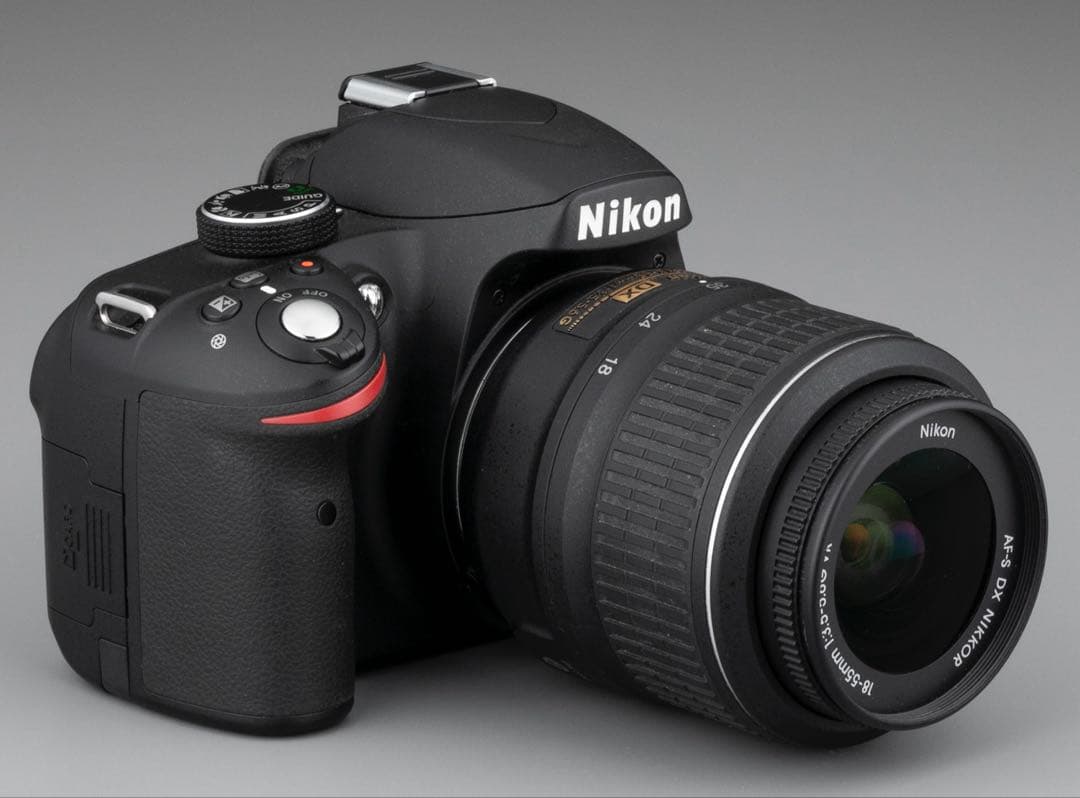 ニコン Nikon D3200+AF-S18-55/3.5-5.6G VR中古品