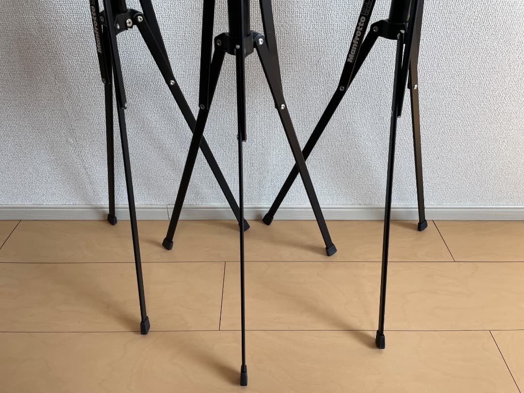 【中古】マンフロット 001JB 3台セット スタンド manfrotto 三脚