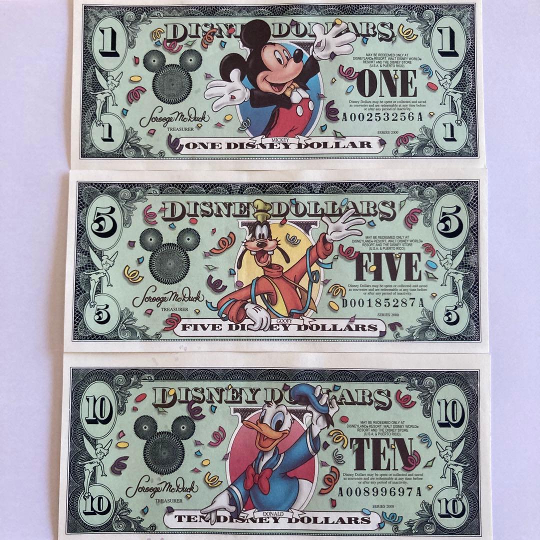 【2000年ミレニアム記念デザイン】ディズニーダラーセット⭐︎
