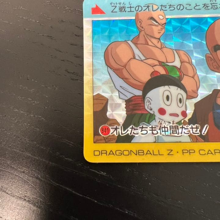 ドラゴンボールZ アマダPPカード  841 オレたちも仲間だぜ！