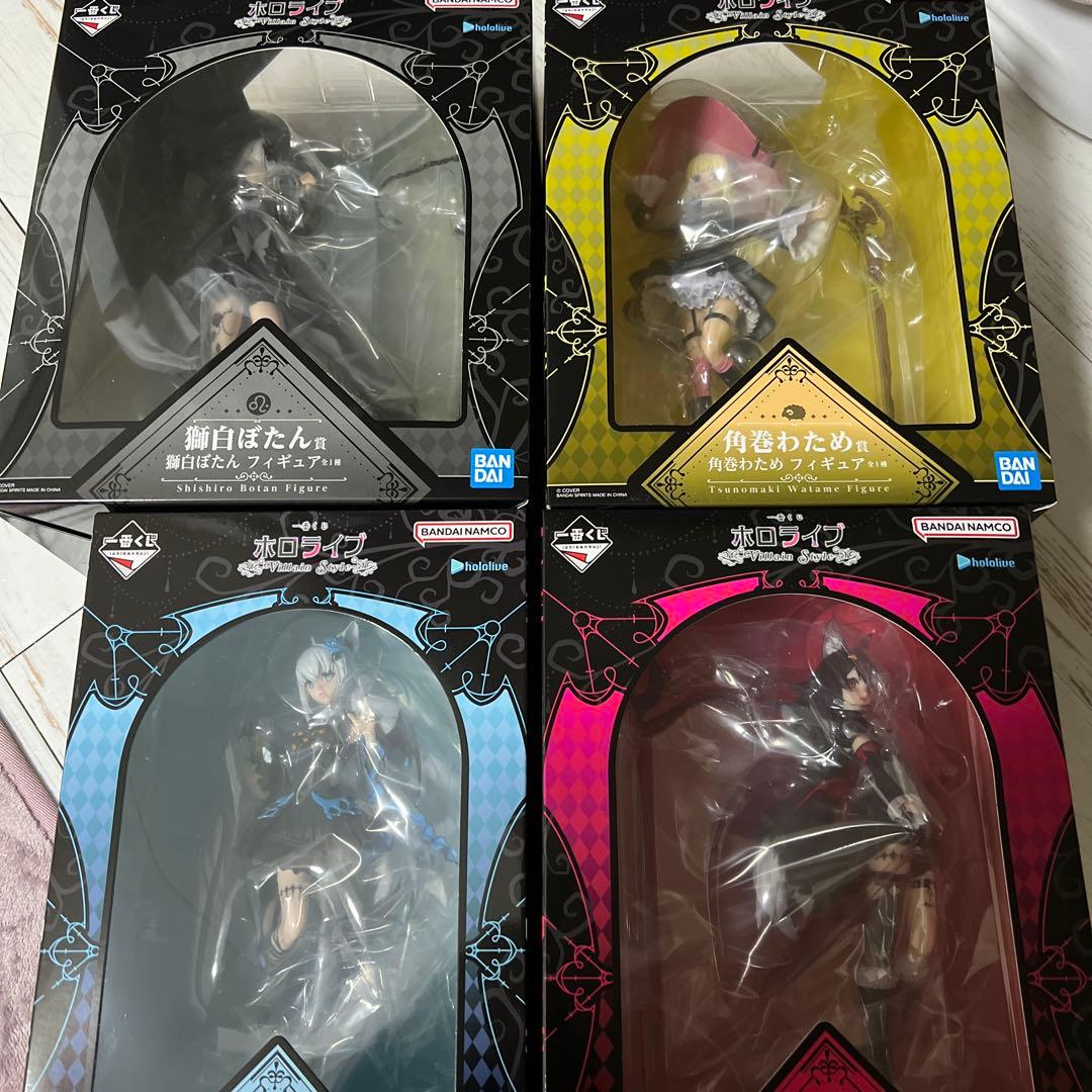 一番くじホロライブ Villain Style フィギュア4点コンプリートセット