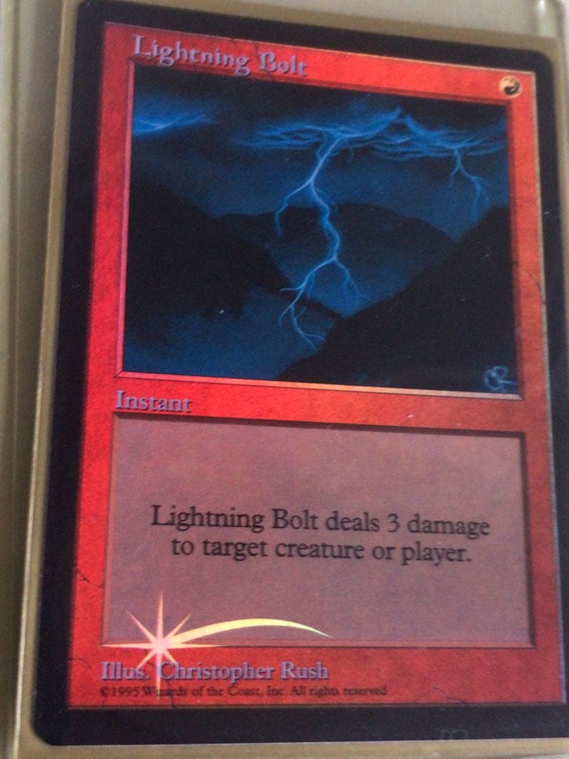 Lightning Bolt Foil (稲妻)旧枠プロモ ジャッジ褒章)