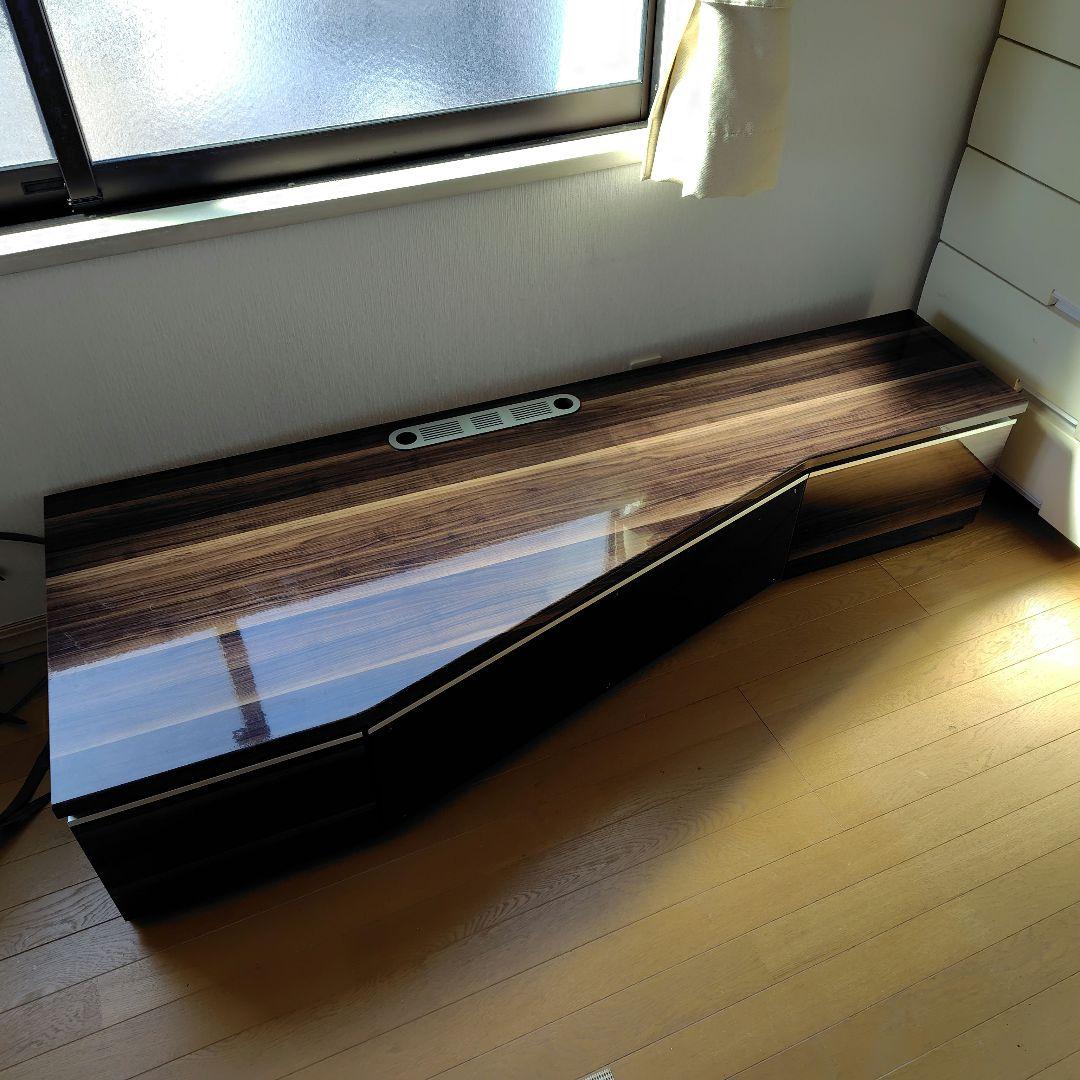 ディノス　モダン ダークウッド テレビボード 　コーナータイプ　配線口付き