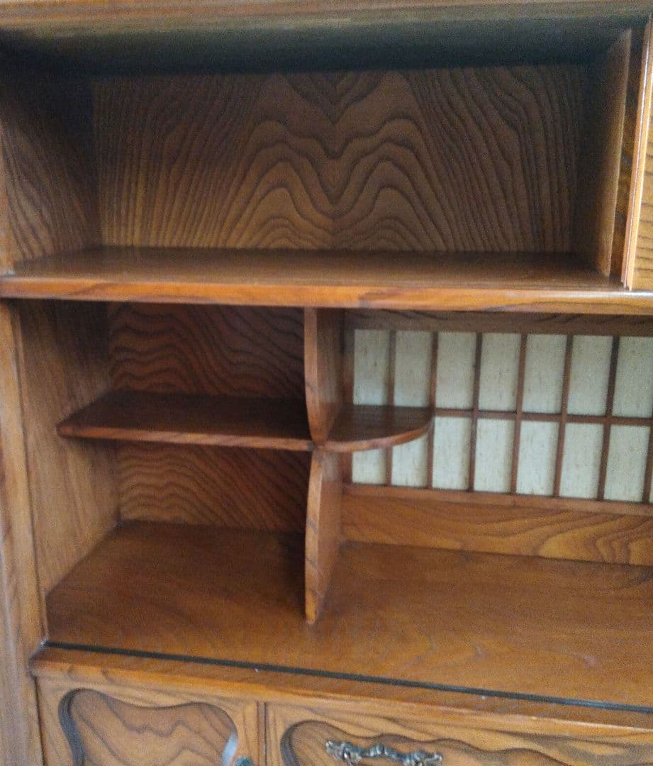 [赤ずきんちゃん]茶箪笥 飾り棚 和箪笥 飾り台 昭和レトロ アンティーク