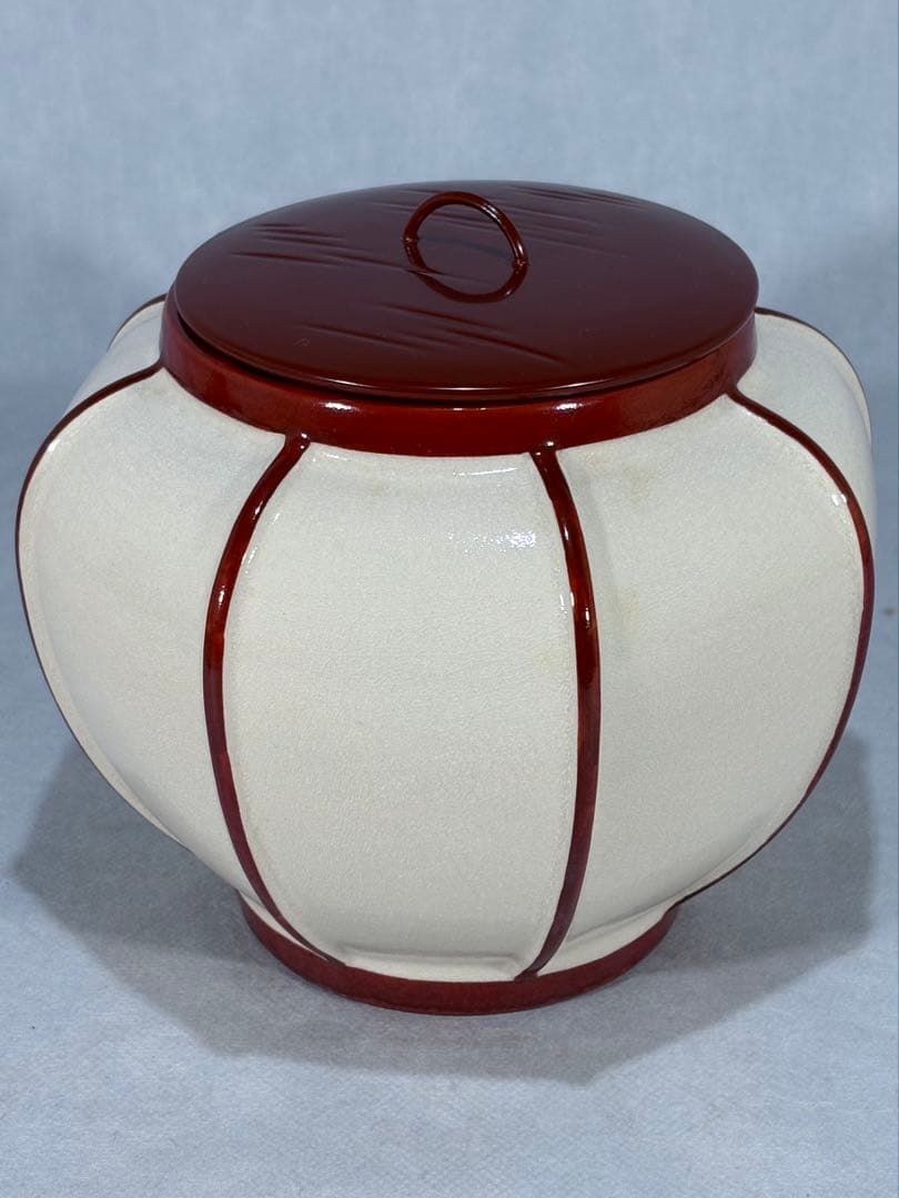 西尾瑞豊造　ぼんぼり水指　美品　共箱　茶道具　送料込