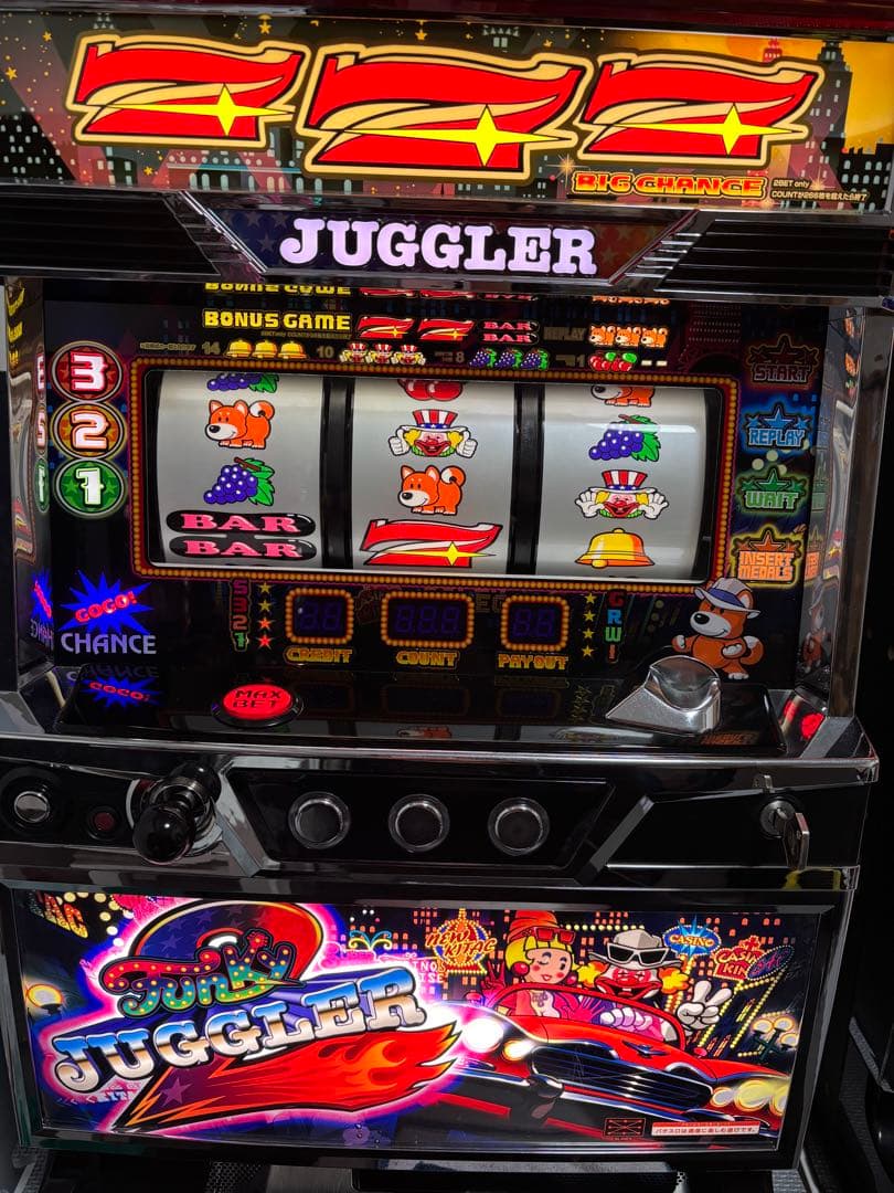 スロット　ファンキージャグラー2 実機