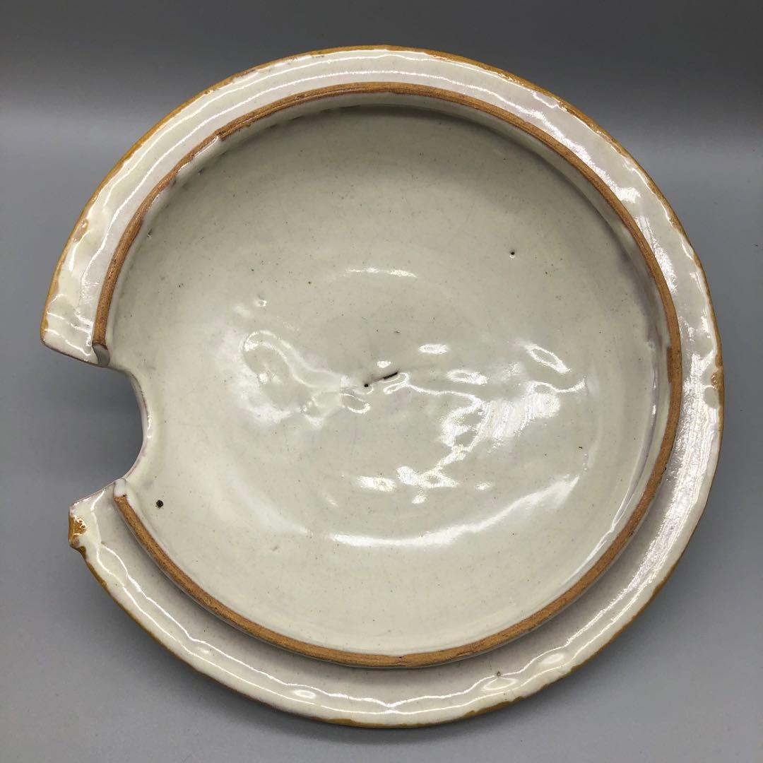 メキシコプエブラタラベラ焼ビンテージ陶器伝統工芸バード鳥蓋付きチューリンポット