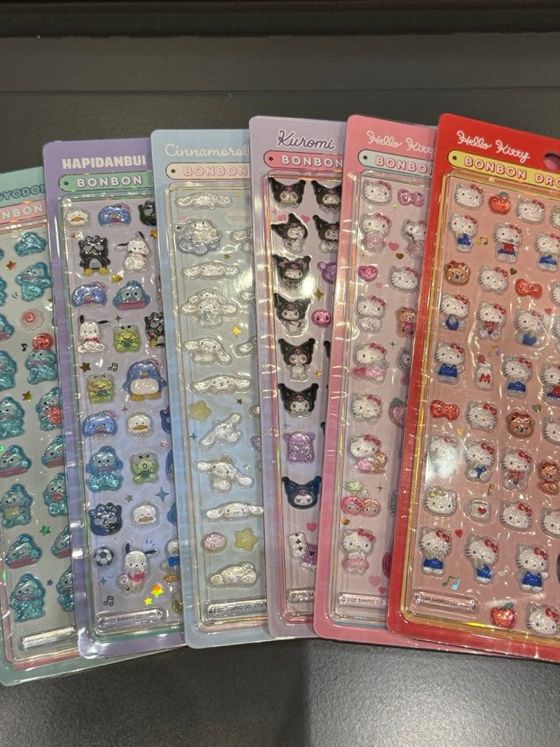 【国内正規品】サンリオ ボンボンドロップシール mini 6種セット