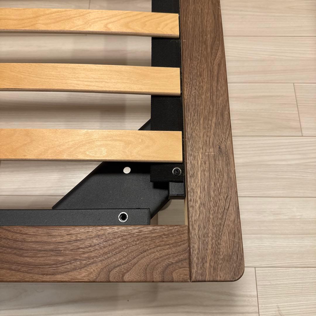 wa-koさま専用【送料無料・美品】MUJI シングルベッドフレーム+足