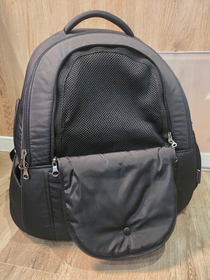 ssoook ペットキャリーバックパック ブラック