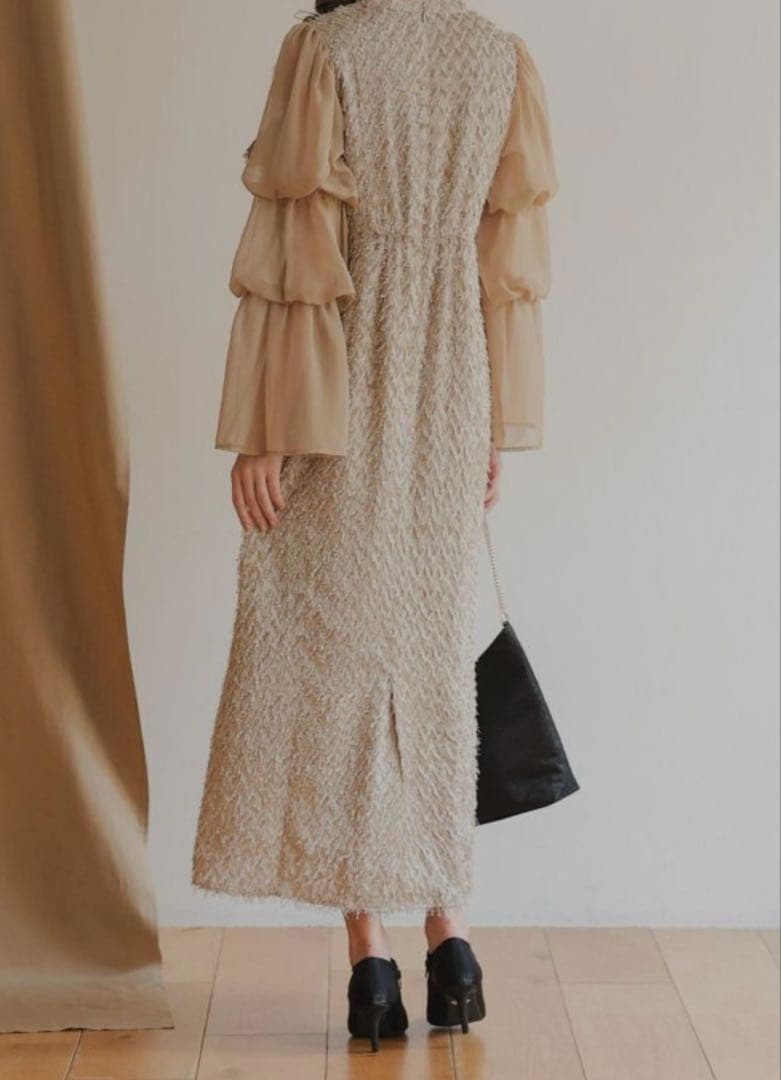 【うさぎさん専用】Dorry Doll フリルスリーブ ロングドレス