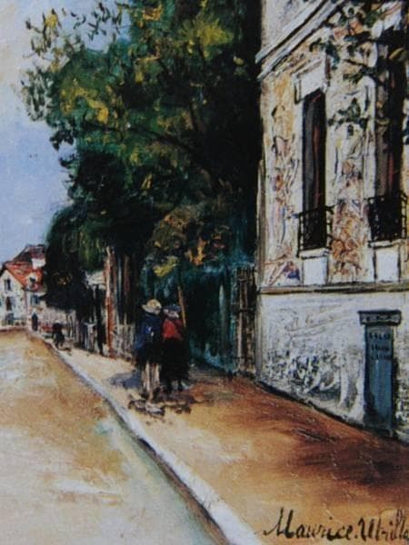 UTRILLO、UNE RUE DE BOURG、海外版超希少レゾネ