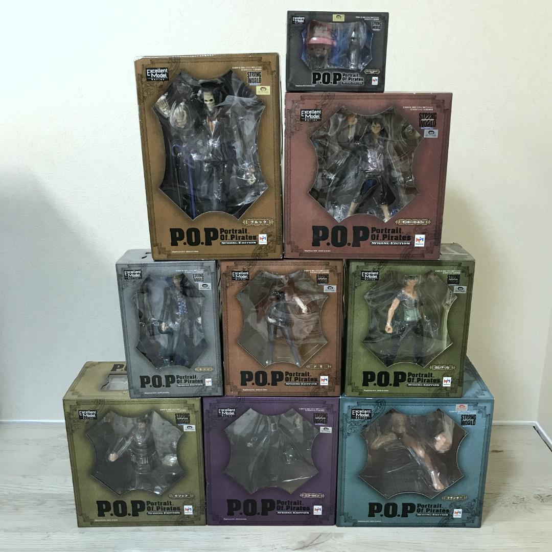【未使用未開封】ワンピース P.O.P ストロングエディション フィギュアセット