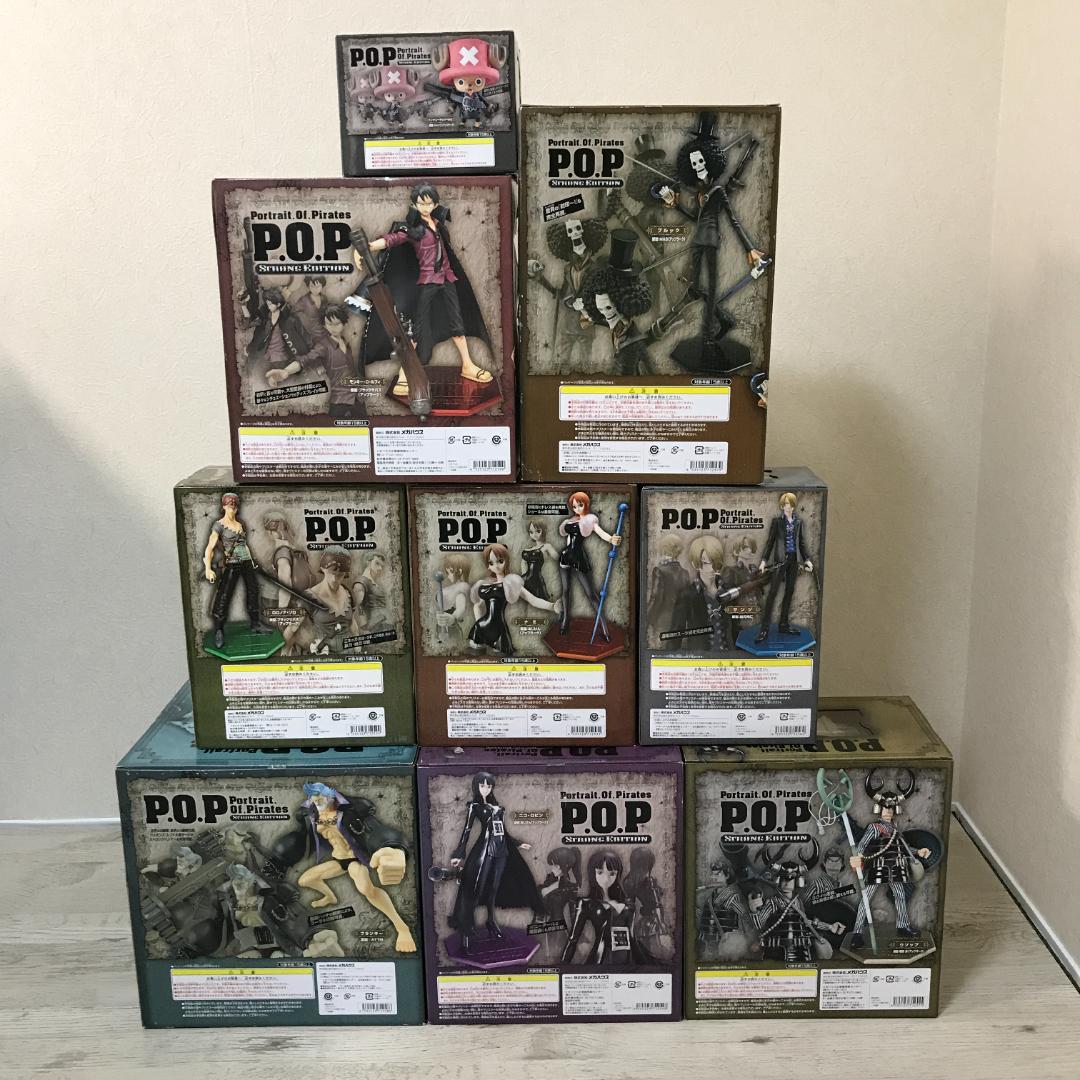 【未使用未開封】ワンピース P.O.P ストロングエディション フィギュアセット
