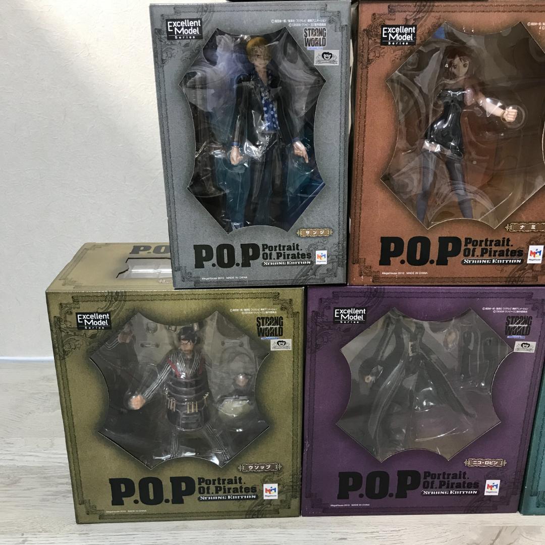 【未使用未開封】ワンピース P.O.P ストロングエディション フィギュアセット