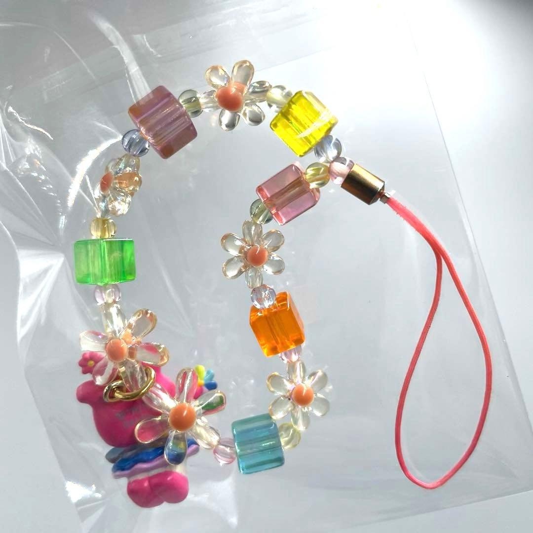 希少‼️激レア‼️レインボー　ハローキティ　フェアリー　ストラップ　虹　妖精　レア