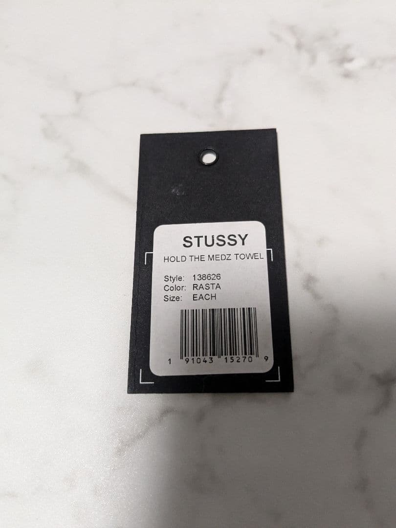 美品　STUSSY　ラスタ　ビーチタオル　レゲエ　　MIGHTY CROWN