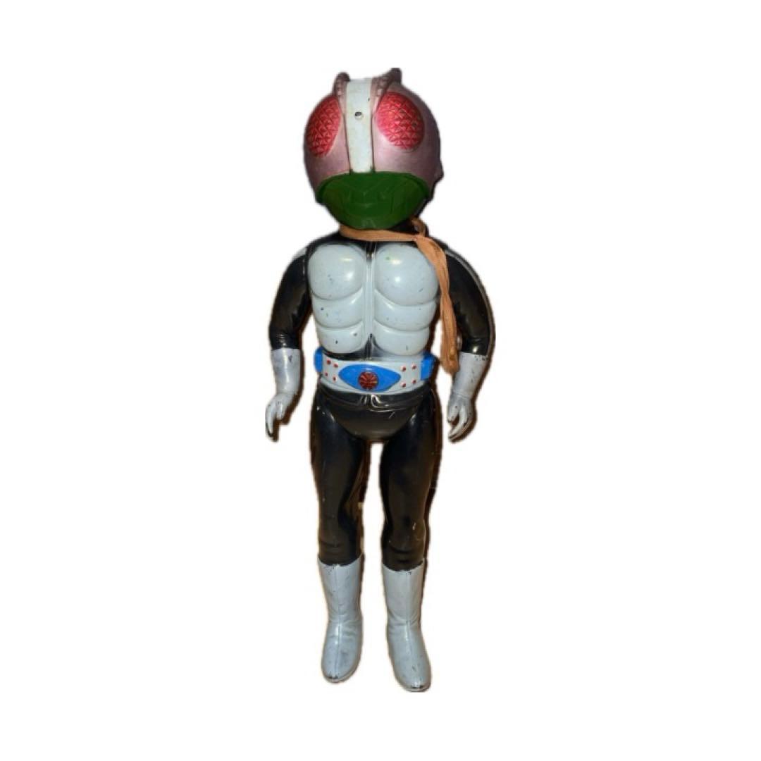 WORLDGreenMan旧バンダイ 仮面ライダー ソフビ キングサイズ