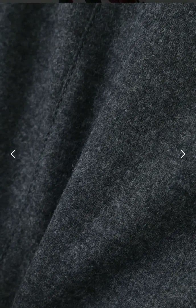 新品 ピンキー&ダイアン ウールスムースカッティングタイトスカート 灰36