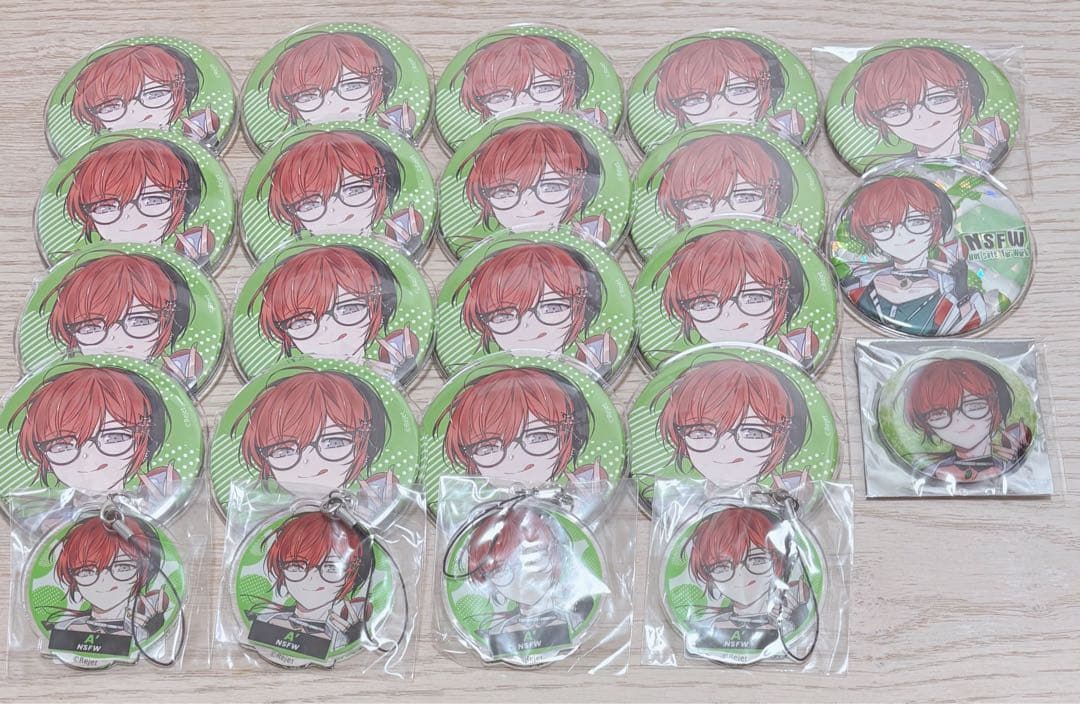 エーダッシュ 缶バッジ アクキー