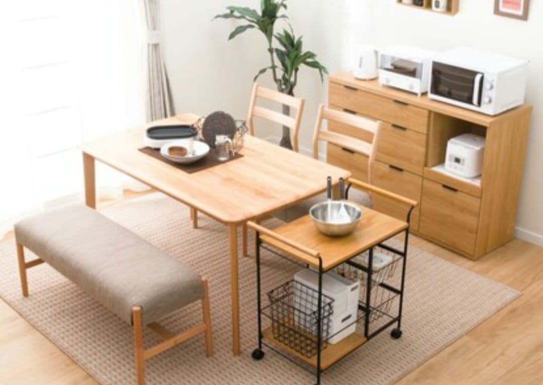 ニトリ　ダイニングテーブル　Nコレクション　T-01N 135 ナチュラル