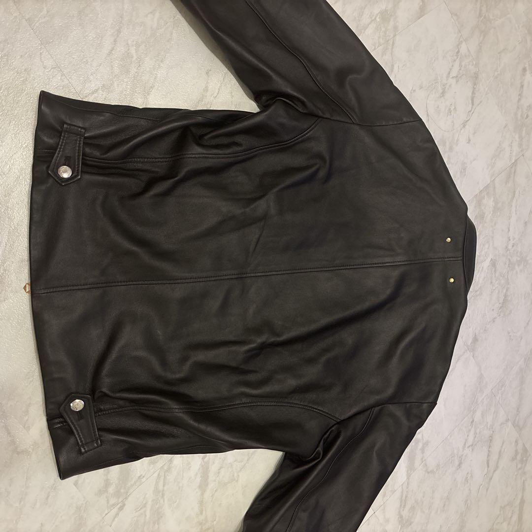 美品 PaulSmith ポールスミス レザー ライダースジャケット 羊革