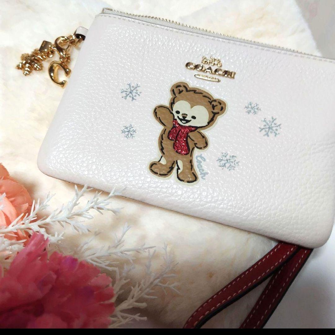 限定セール！！【レア品】COACH リストレットポーチ ベア くま
