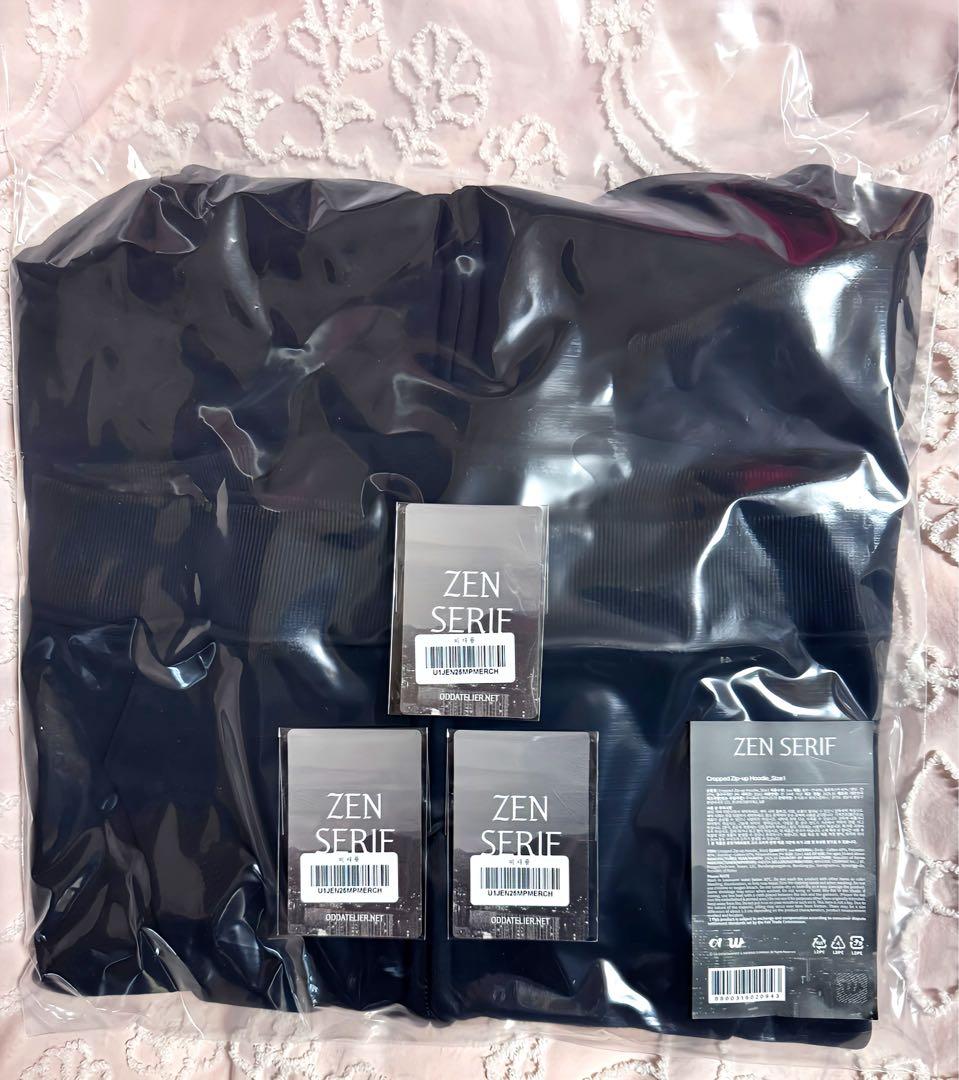 Jennie ZEN SERIF Zip-up Hoodieトレカ3枚