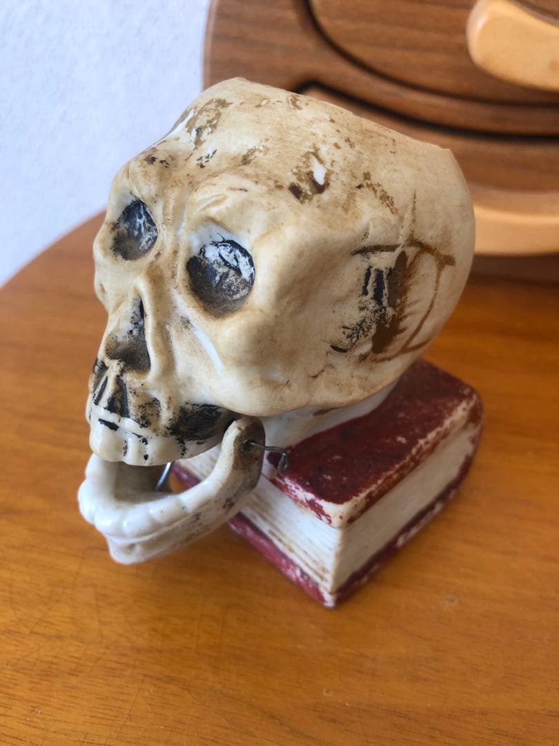 ビンテージ　50s スカル　髑髏　骸骨　ネイバーフッド　ミッドセンチュリー