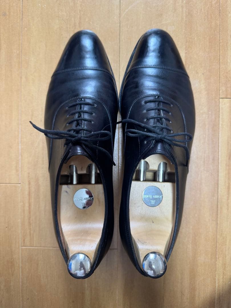 美品ジョンロブ　黒　シティ2 10 1/2E