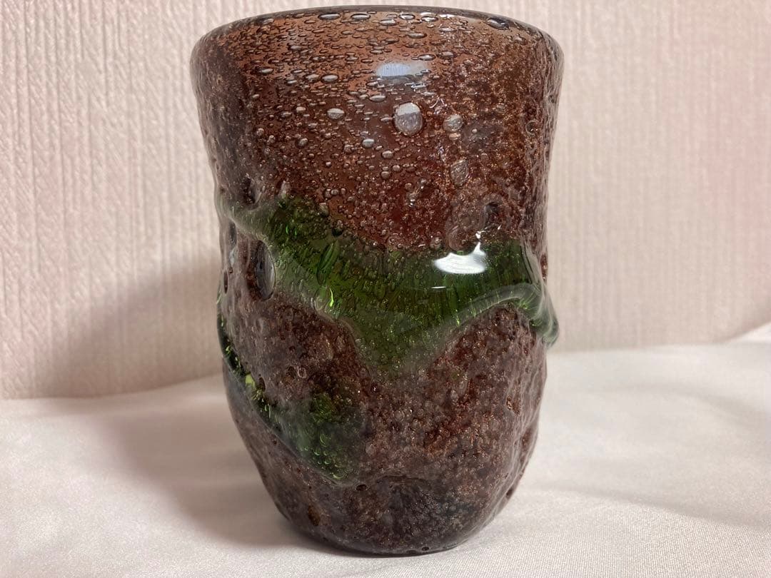 稲嶺盛吉　紅珊瑚　琉球グラス