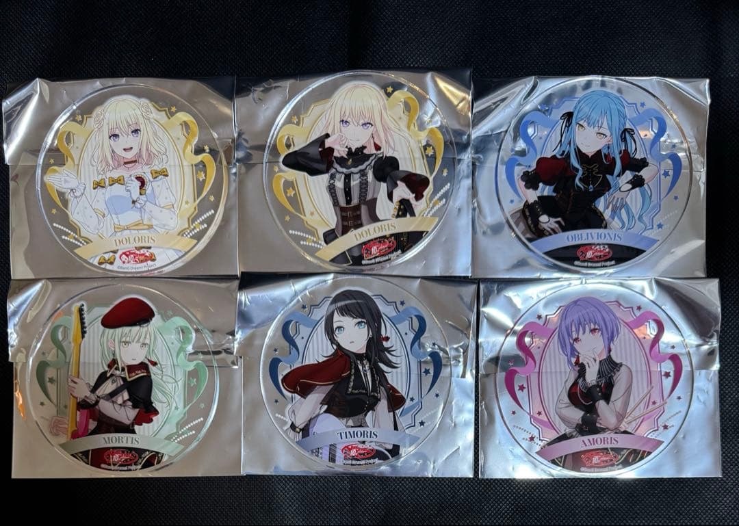 ave mujica アクリルコースター　グラッテ　6種コンプセット　バンドリ