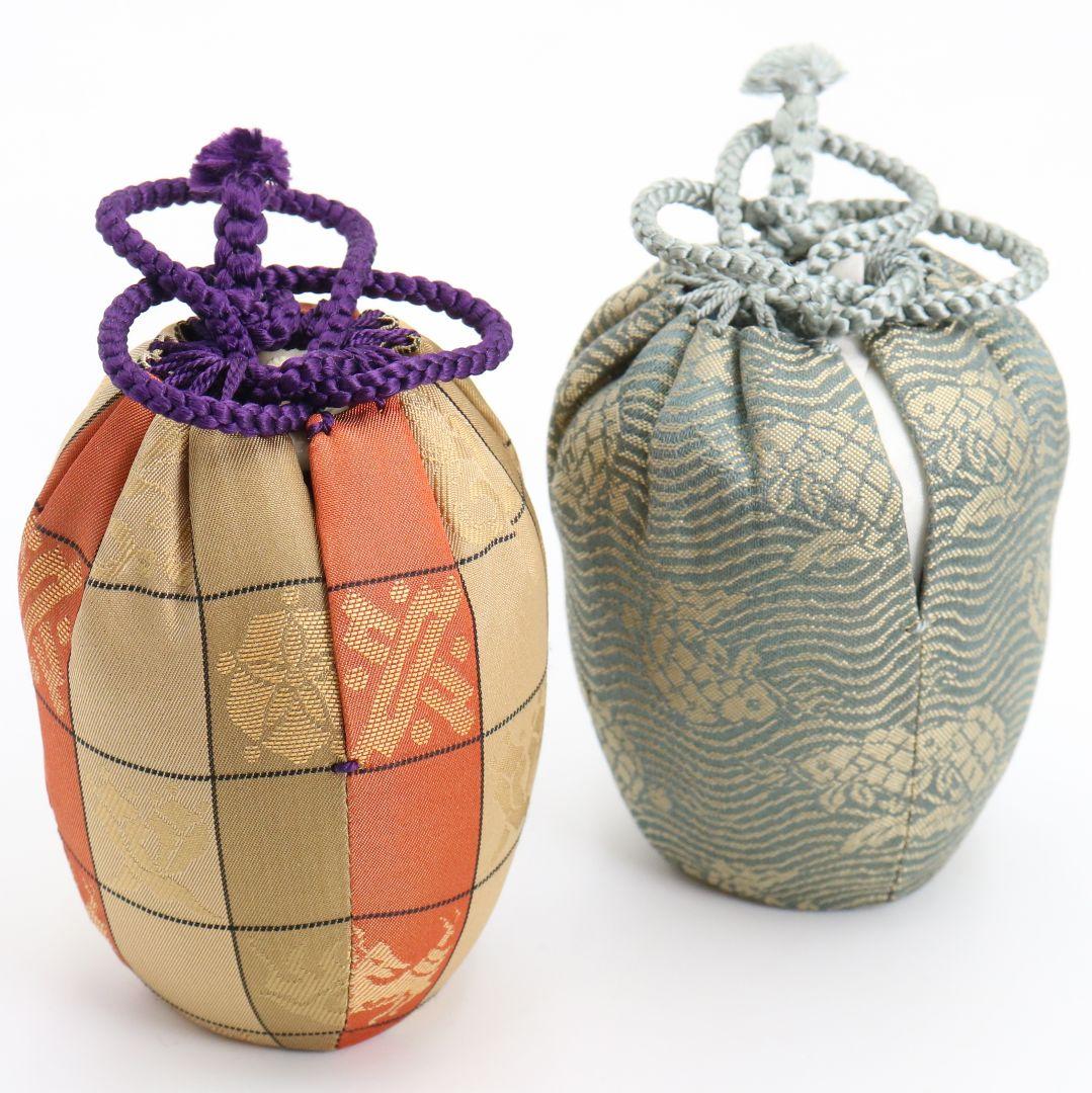 高取喜恵作 高取焼 肩衝茶入 仕覆付 茶道具 共箱共布　V864　N6